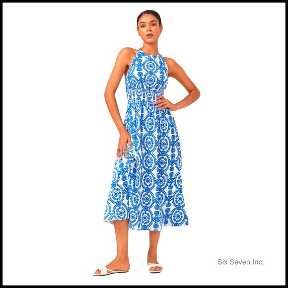 Chiffon Backless Halter Maxi Dress Formal Wedding Guest Summer